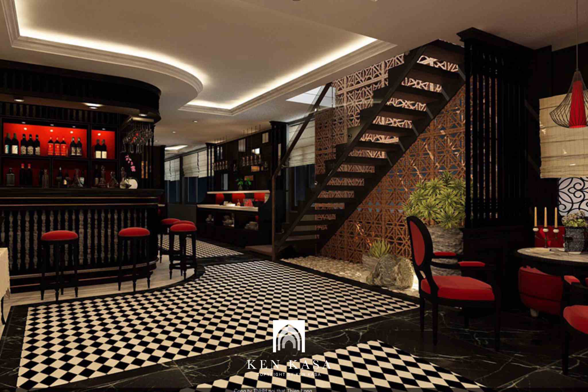 Sky Bar tại Shining Central Hotel & Spa